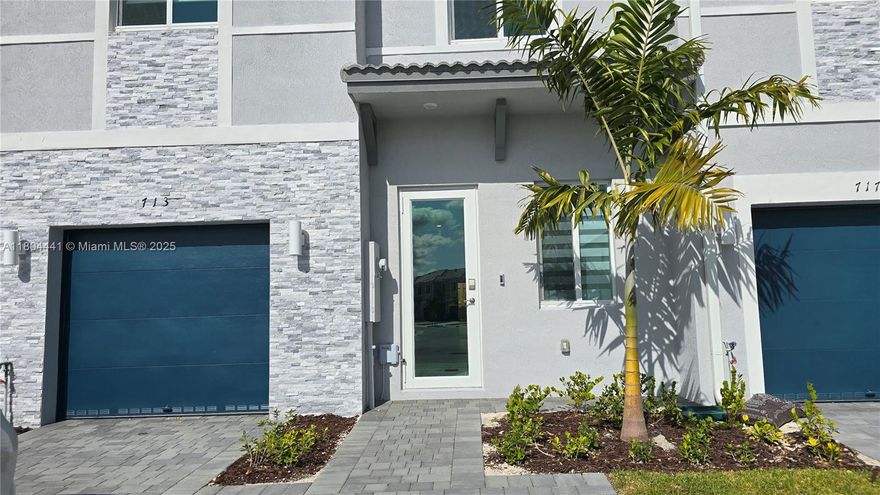 NEW! NEW! NEW! Discover your new home in the exclusive Lennar TERRA SOL community in Homestead! This brand-new townhome features a spacious living room + DEN, a modern kitchen with an island and stainless steel appliances, and a half bath on the ground floor. Enjoy a large grassy patio and a covered garage. The second floor boasts 4 spacious carpeted bedrooms and a balcony. Ideally located near schools, the beautiful Florida Keys beaches, shopping centers, and plazas. Don't miss this unique opportunity! WASHER AND DRYER IN UNIT. BLINDS! COMMUNITY UNDER CONSTRUCTION! Approximate SQFT.