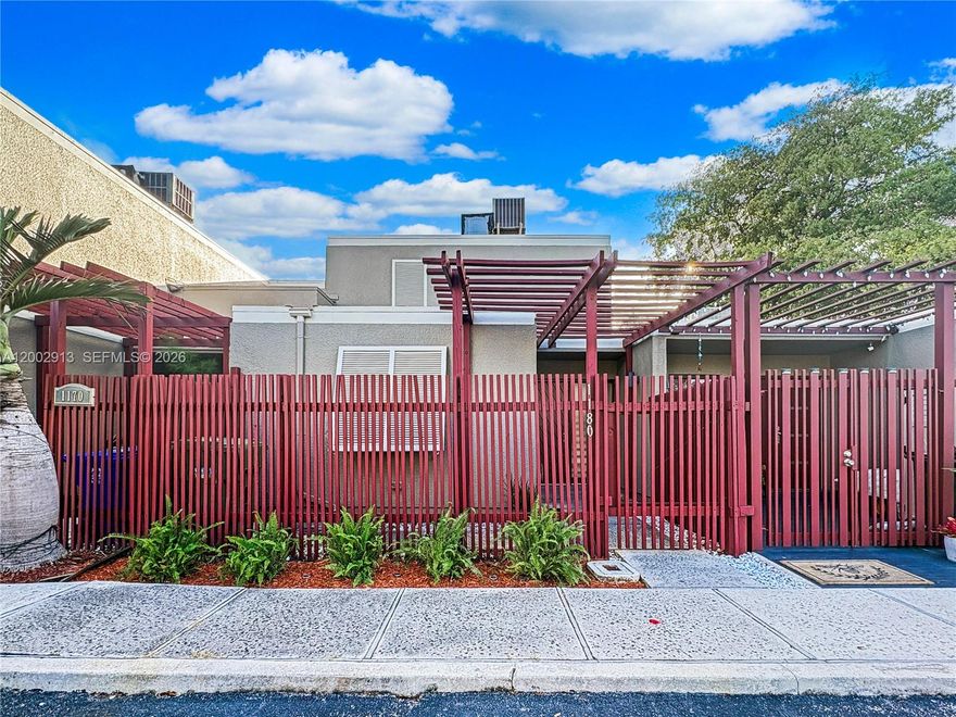 Welcome to this charming townhouse. This property features an open floor plan with plenty of natural light throughout. A spacious living area flows into the dining and kitchen spaces, appropriate for everyday living. Enjoy the convenience of a private patio for relaxation or entertainment. Dedicated parking in front of unit. Conveniently situated in the desirable community of Villas West in the heart of Pembroke Pines (Memorial Hospital West, Pembroke Lakes Mall, Pembroke Gardens shopping mall, CB Smith park and City Center). Low HOA fees and amenities that include pool, clubhouse, playground, pickleball court.  This is a sellers listing