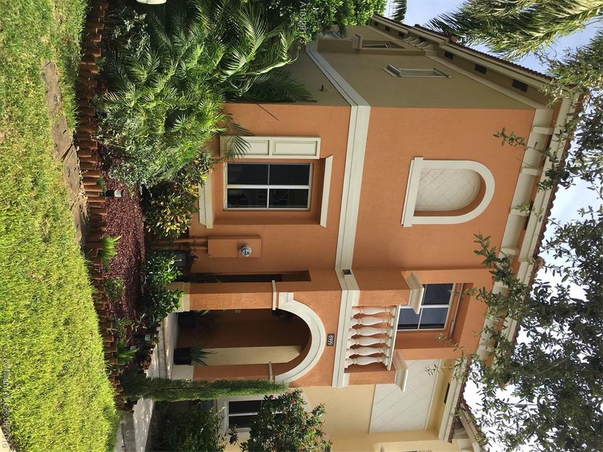 3 BEDROOMS 2.5 BATHROOM, CORNER UNIT TOWNHOUSE IN MIRAMAR!!! RECENTLY BUILT....LIKE NEW WITH LARGE KITCHEN AND OPEN FLOOR PLAN. VERY SPACIOUS HOME WITH A LOT OF NATURAL LIGHTING. PROPERTY CAN BE FENCED FOR PRIVACY, HAS ALARM AND SHUTTERS TO KEEP INSURANCE COST LOW. GATED COMMUNITY WITH POOL AND CLUBHOUSE FOR ENTERTAINMENT AND PLAYGROUND FOR KIDS!!!