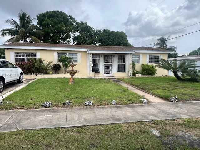 Welcome to your future family home. This charming 3 bedroom 2 bathroom house is perfectly situated in The desirable city of Miami Gardens. With ample space for everyone and a layout that promotes both comfort and convenience, this property is ready for your special touch. Property does need upgrading, please see pictures in detail. Sold as is. OWNER OCCUPIED DO NOT DISTURB