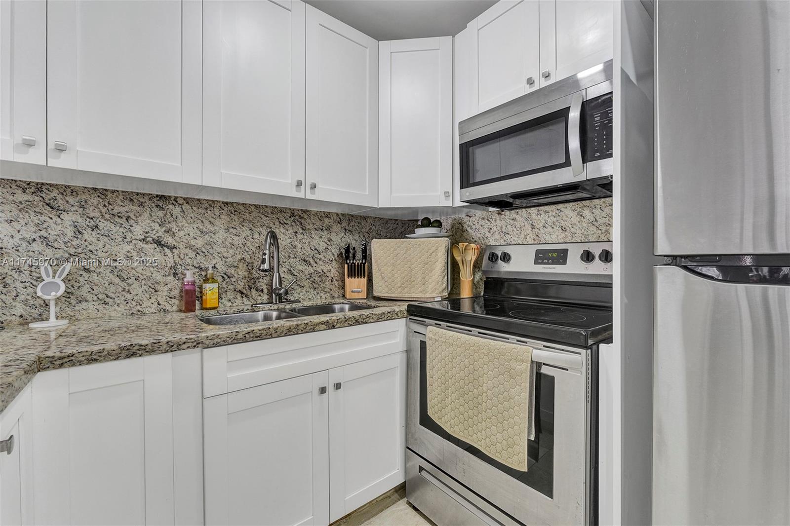 This charming, updated 1-bedroom apartment with a den offers the perfect blend of comfort and style. With modern finishes throughout, it's ready for you to move in and call it home. Enjoy the added security and amenities of living in a gated community, complete with a refreshing pool for relaxation. Plus, a laundry facility is conveniently located on the same floor for your convenience. With a low HOA fee of just $441, this apartment is an affordable choice. The location is unbeatable—within walking distance to the beach, shopping, restaurants, parks, and public transportation. Plus, it’s just a short drive to Aventura Mall, Miami, and Fort Lauderdale airports. Also, this apartment is located within a top-rated school district, making it a perfect fit for families looking for A+ schools.