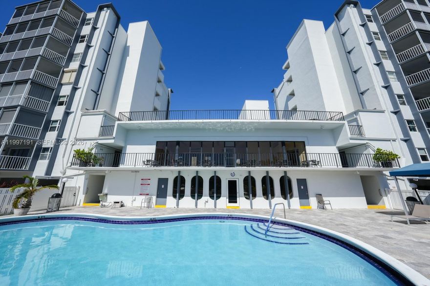 Situated along upscale area of South Florida's Intracoastal waterway, walking distance to the beach, sits this immaculate turn key PENTHOUSE a short distance from Hallandale Beach.  This unit has been beautifully RENOVATED throughout with permits and great attention to detail.  2022 AC.  Enjoy spectacular sunsets on this west facing unit.   Unique features set it apart from the competition!  ACORDION SHUTTERS for worry-free traveling.  Overlooks new Shell Bay Golf Club, an ultra-luxury private golf community.  This building has also been renovated beautifully as well with many upgrades.  New roof, lobby, corridor areas, resurfaced pool, newly constructed balconies, new gym equipment, new seawall.  Maintenance includes hot water, cable, and wifi.  50-year inspection passed.
