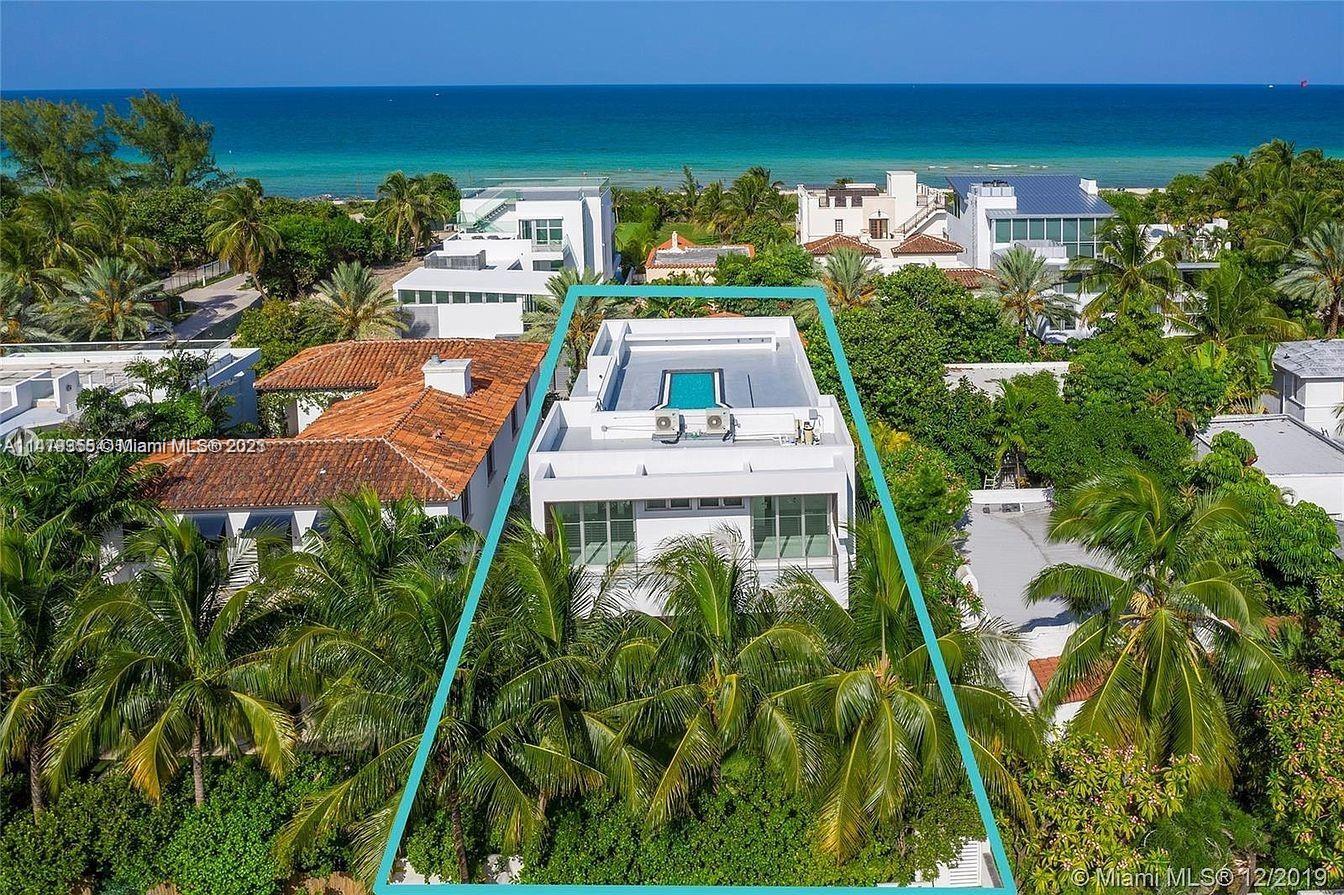 Property for Sale at 7830 Atlantic Way, Miami Beach, Miami-Dade County, Florida - Bedrooms: 3 
Bathrooms: 4  - $5,595,000