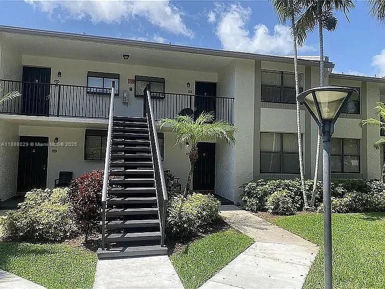 1st floor unit in desirable Meadow Lakes with screened in porch. Newer fridge (Jan 2024) and range (March 2025). Gated community; clubhouse includes gym, pool and jacuzzi. Meadow Lakes is a pet friendly and renter friendly subdivision. Quick access to I-95 and the Sawgrass Expressway. 5 mile drive to Deerfield Beach pier. Convenient access to Quiet Waters park, Tri-Rail, grocery stores, and restaurants. HOA has reserves. Water and trash paid by HOA. Master association additional $360 quarterly.