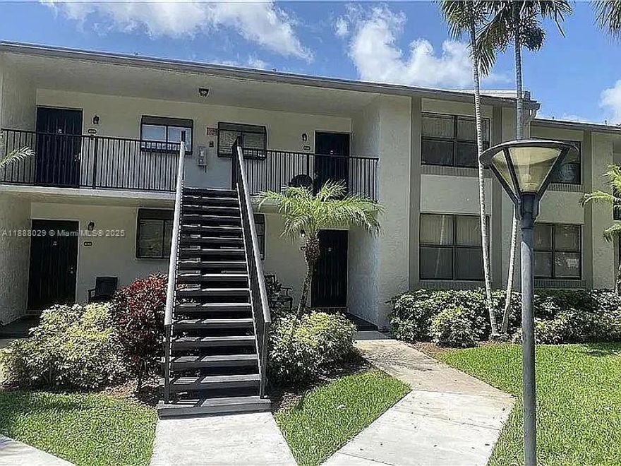 1st floor unit in desirable Meadow Lakes with screened in porch. Newer fridge (Jan 2024) and range (March 2025). Gated community; clubhouse includes gym, pool and jacuzzi. Meadow Lakes is a pet friendly and renter friendly subdivision. Quick access to I-95 and the Sawgrass Expressway. 5 mile drive to Deerfield Beach pier. Convenient access to Quiet Waters park, Tri-Rail, grocery stores, and restaurants. HOA has reserves. Water and trash paid by HOA. Master association additional $360 quarterly.