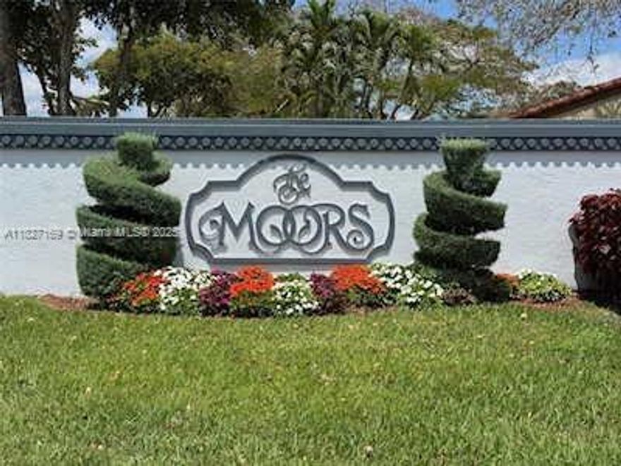 HERE IS ANOTHER CHANCE (BOM due to buyer's unfortunate job loss).  Enter your guarded oasis from the hectic streets of Miami. Unwind with activities such as tennis, pickleball, a walk with your pet & more.  Escape the scorching heat with a dip in one of 2 pools or enjoy other amenities such as an exercise facility, basketball courts, a children's play area for the little ones, etc.  Relax in this freshly painted, updated townhouse with central a/c & ceiling fans, tile & vinyl flooring, a fenced in patio with storage room, etc.  Welcome home to the Moors!