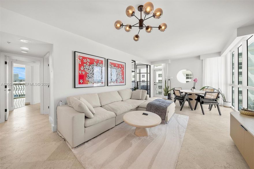 NEW ON MARKET! FULLY RENOVATED. DIRECT OCEANFRONT. BEST SOUTH BEACH LOCATION!  This Unit delivers what matters most: direct oceanfront views, refined design, & an unbeatable South Beach address. Wake up to front-row ocean views from this sleek 1,170 SF residence designed for effortless coastal luxury living. This 2BR/2BA home blends clean, modern design w/high-end finishes, featuring beautiful travertine floors, a renovated kitchen, stone counters & backsplash, Sub-Zero, & new stainless steel appliances. The oversized primary suite: a serene retreat w/a spacious windowed en-suite bath, double sinks, soaking tub jacuzzi & glass enclosed shower. A flexible 2nd BR opens to living area & is designed w/a Murphy bed, custom glass doors framing the ocean, & blackout shades for privacy, ideal as guest suite, home office or yoga/exercise room.  A private terrace is accessible from every room, for a seamless indoor-outdoor flow w/ocean views.  Resort Amenities:private beach club w/lounge, umbrella & towel service, heated saltwater pool, hot tub, sauna, steam room, fitness center, & a lush garden w/BBQ & outdoor kitchen. Step outside and you’re in the heart of Miami Beach - the famous beach boardwalk, Ocean Dr & Lincoln Rd. Walk to cafés, fine dining, shopping & Symphony. Landmark oceanfront bldg. 25 yr recertification completed w/assessment fully paid by Seller. Bldg has $1.3M+ in reserves - excellent financials. Oceanfront. Turnkey. Elevated. BRING OFFERS - WILL NOT LAST.