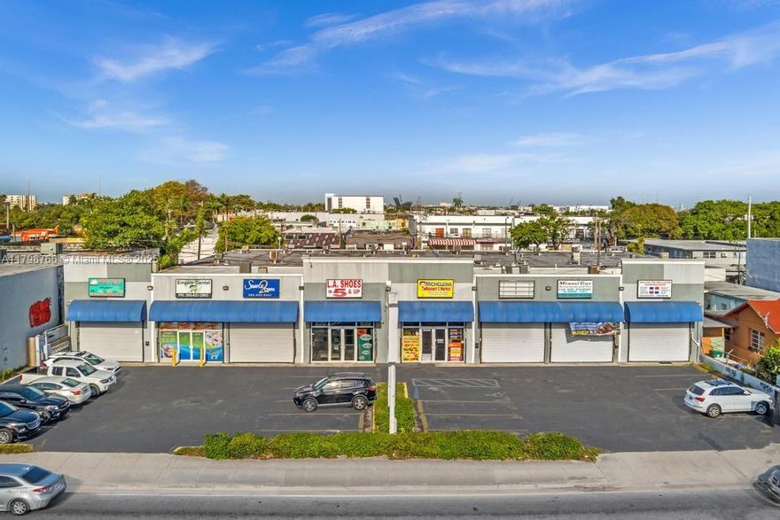 Current Capital is pleased to present the retail/industrial property located at 2028 - 2042 NW 22nd Ave, Miami, Florida.  This unique investment opportunity in the heart of the Allapattah neighborhood. 
Built in 1982 the property is comprised of a 10,920 leasable SQFT building (approximately) situated on a 19,140 square foot lot (approximately).  Featuring 8 retail/flex bays.  4 of which are storefront and 4 featuring overheard door openings, 

Strategically located a mere 4 miles from Downtown Miami and 5 miles from the Port of Miami, the property benefits from excellent  accessibility to major thoroughfares including I-95, Florida Turnpike, 836 and 112.  Miami International Airport is 2.8 miles from your doorstep.
