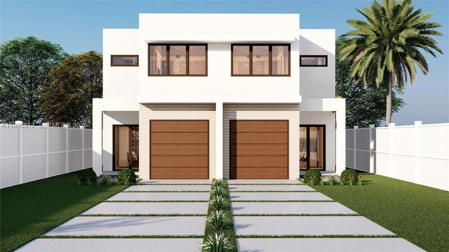 Turn key Development opportunity to build a new construction townhouse duplex in the City of Miami. Zoned T3O close to the Miami River. This is a great opportunity to construct a modern duplex with 4 bedrooms and 2.5 baths on each side in a great location. Walk to the Miami River and charter a boat with access to ocean or dock your own boat. Perfect for short term rentals. 1.5 miles to the new Freedom park soccer stadium, 3.5 miles to Downtown and 3 miles to Wynwood. Price includes architectural plans approved by the city. This is ready to be built, demolition completed, surveys completed, architectural and engineering plans completed. Renderings shown were based on plans.