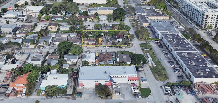 The Canero Group is pleased to present a Prime industrial site positioned just off 826 and Bird Road—an unbeatable location for logistics, operations, or redevelopment. With 3 folio’s totaling 19,029 S.F. 

Allowing a wide range of industrial, light-manufacturing, warehouse/wholesale, storage, and compatible commercial/office uses, including (among many others) Light manufacturing, assembly, processing, packaging, or similar industrial uses — provided all manufacturing, storage, repair, or renovation operations are fully enclosed within a building.
Warehousing, wholesale distribution, and storage facilities. 
Offices (e.g. administrative offices associated with industrial or wholesale/warehouse operations).