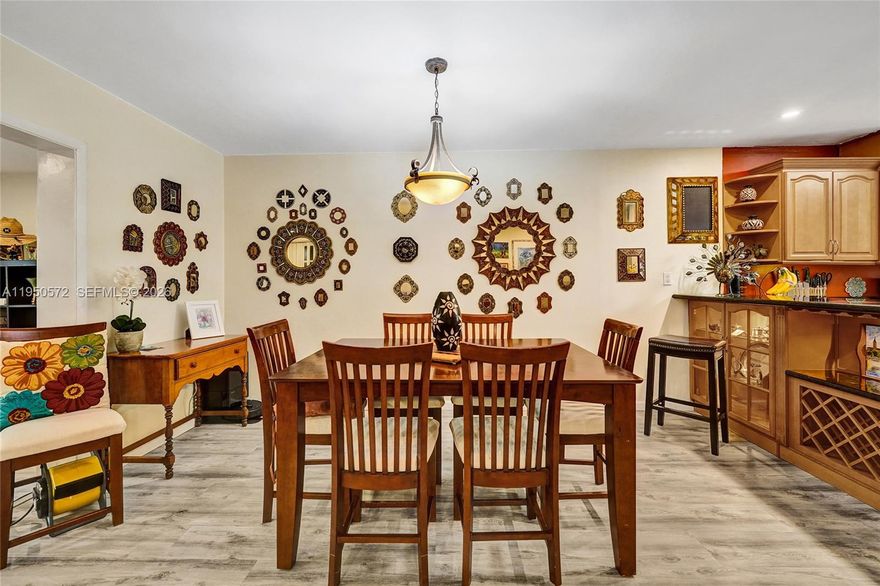 Amazing updated and bright 4 bed 2.5 bath that has impact windows and doors. House is larger in sqft closer to 2000sqft because Florida room is open adding more living area. Big Laundry room on first floor. Also a half bath for your guest. Two parking spots right in front of your house. There is so much storage in the kitchen with nice counter tops and a large stove perfect for a big family. In dinning area more storage for your holiday plates and wine. House has new vinyl floors, Fridge and Dishwasher just a year old. AC 2024, WH 2021.
Backyard area is nice kept and covered to give you shade when you enjoy your tea. Fence door opens to a green area that is great and safe for kids to run around. Upstairs master has nice barn doors and lots of closets. Close to Restaurants, Shops just a few minutes walking distance away. TY Park that offers a lot for family is just around the corner.