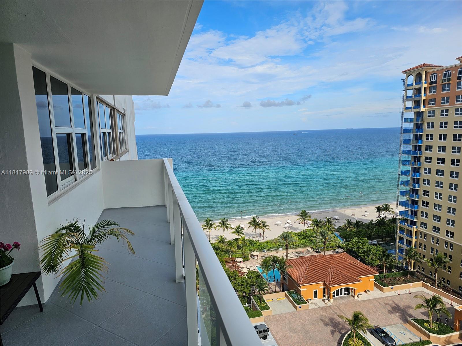 Rental Property at 2030 S Ocean Dr 1511, Hallandale Beach, Broward County, Florida - Bedrooms: 1 
Bathrooms: 1  - $2,600 MO.