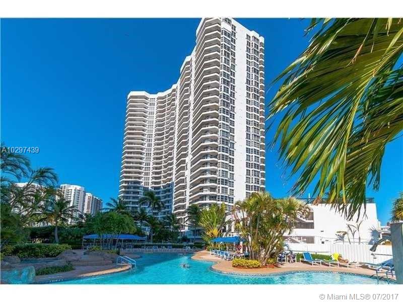 VERY SPACIOUS 1 BED/1.5 BATHS. 1091 SF. FABULOUS POOL/INTRACOASTAL VIEWS, BIG OPEN SPACE, HUGE MASTER BEDROOM & BATHROOM WITH WALK IN CLOSET. UPDATED KITCHEN WITH GRANITE COUNTER TOPS. S.S. APPLIANCES, WASHER & DRYER. COVERED ASSIGNED PARKING. RESORT-LIKE AMENITIES. TENNIS, POOL, HOT TUB, GYM, REC. ROOM, SEA WALK & GREENERY. 24 HR SEC, DOOR MAN & VALET PARKING, GREAT LOCATION....