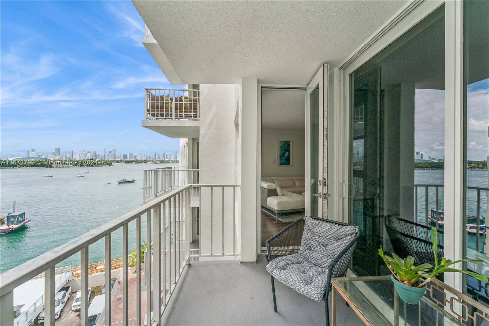 Enjoy the Bay from this Bright and spacious 1/1.5 condo in one of the most desirable neighborhoods in Miami Beach, West Ave. This unit features, a spacious main bedroom with two walk-in closets, an Open floor plan with a large terrace, an updated kitchen and bathroom, lamina floor throughout, and floor-to-ceiling impact windows. Close to Flamingo Park, Lincoln Rd. Bayview Terrace is a quiet sophisticated full-service building with great amenities, including premium cable, high-speed Internet, parking, 24-hour attendant, a Bayfront fitness facility, a heated swimming pool, laundry facilities, dockage, individual storage, and bike storage. Pets are welcome. The seller has paid all assessments.