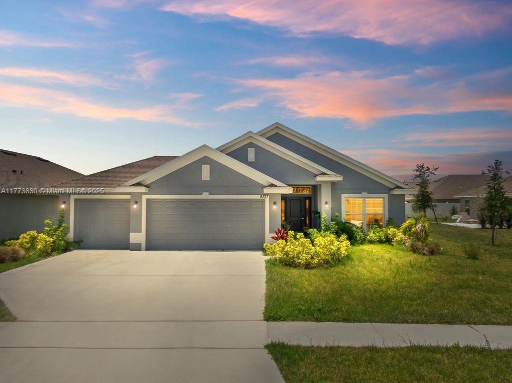 Welcome Home! This stunning newly built 2024 home offers the perfect blend of modern elegance and comfort. Featuring 4 bedrooms, 2 bathrooms, and a spacious 3-car garage, this home is designed for both relaxation and entertaining.
The primary suite is a private retreat, complete with a Roman tub, walk in Shower, and generous walk-in closet.
Enjoy Florida's outdoor lifestyle with a covered, screened-in patio overlooking a large backyard, perfect for entertaining or simply unwinding. All appliances, ceiling fans, window treatment rods are included, making this home move-in ready!
Don't miss out on this exceptional opportunity, call me to schedule your tour!
