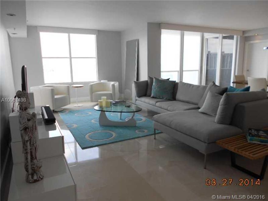 Beautifully furnished 3bed/3bath unit with amazing Bay and Miami skyline views. Condo has been completely renovated with finest materials and finishes to include Marble floors, Euro kitchen with SS appliances, spa-like bathrooms, covered and secure parking. Located in one of the hottest neighborhoods- The Sunset Harbour area offers fine restaurants, supermarkets, several gyms, and fun night spots.   Available May 15, 2016 , for a term of 12-18 months . Sorry NO PETS. Easy to show.