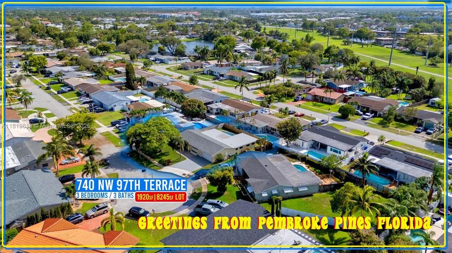 Welcome to your future forever home in Pembroke Pines Florida! 

This roomy 3B/3B features two master suites, a sparkling pool & a rare two-car garage. This home boasts a generous, flexible 1920 SF layout - offering plenty of space for relaxing or/and entertaining. Yes! This gem needs some cosmetic upgrades; but the solid structure, impact windows, a new 2024 roof and mint & move in ready condition, are a safe starting point to add your personal touch! A tropical oasis with a pool on a 8,245 SF Lot, nestled in a cul-de-sac in a quiet neighborhood close to schools, parks, & shopping. What a fantastic opportunity to create your ideal Florida retreat. Don’t miss out on making this beauty truly yours!  No open permits - no violations - no headaches. SEND ALL OFFERS!