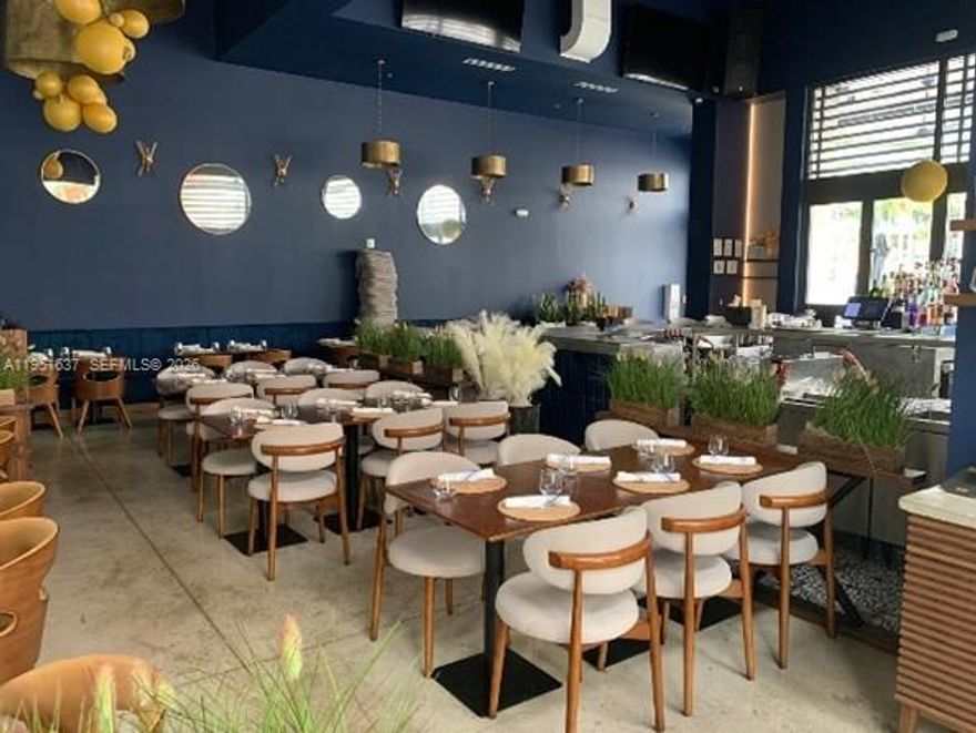 SALE OF ASSETS
2nd Generation Restaurant, full bar with 4COP SFS Liquor in Fort Lauderdale.
Experience Mediterranean flavors inspired by Greek, French, North African, and Middle East cuisines. In Las Olas features a carefully crafted food menu along with weekend brunch, an extensive wine list, and delicious handcrafted cocktails. Located at a very busy corner, high traffic area surrounded by several well-known major businesses.
Seling Price $355,000
Gross income 2025 $1,459,883 
Staff 17 (5 FT and 12 PT)
The monthly rent is $22,000 + CAM (water and trash)
Lease term end 2034
SF 2,847: SF indoor 2,304 / SF outdoor 543 
Seats 129: inside 54 / outside 48 / bar 27