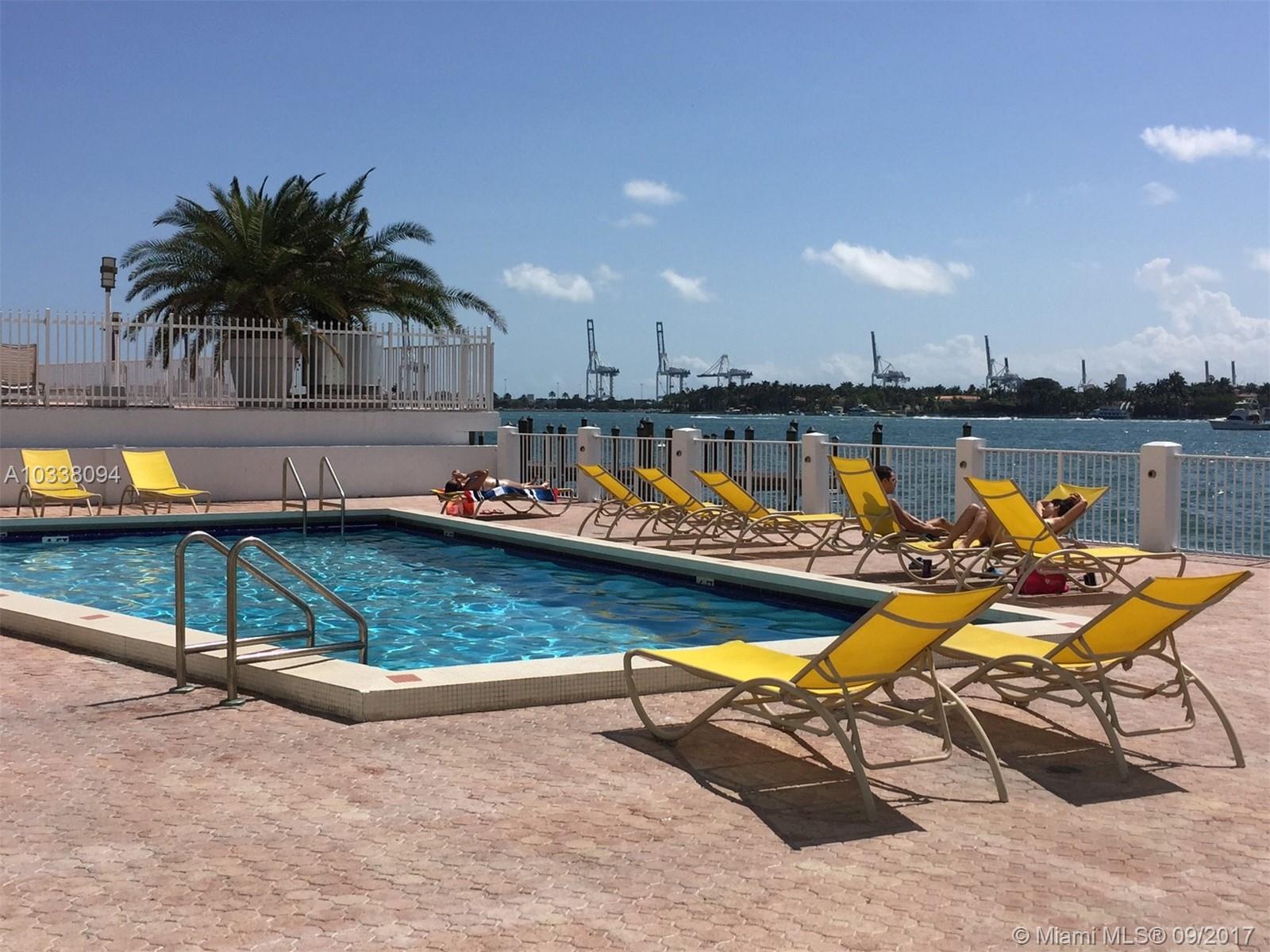 Great location for this studio in SoBe. Partial view to the bay. Must have good credit, deposits & income verification. No pets. Pool, gym, laundry on site. Available September 15th. Bike storage, social room, 24-hr on-site security & concierge, WiFi in common areas & BBQ area w/picnic tables! Parking offered $350 per year. Scooter parking $200 per year. Walk to Lincoln Road. One Year lease