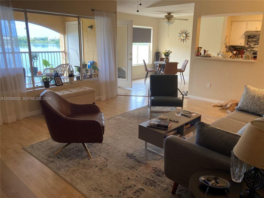 Perfect condition, 2 bedrooms and 2 bathrooms condo in a Gated Community at Sailboat Pointe. Beautiful stainless steel appliances, excellent-condition washer and dryer in the residence, direct view and access to the lake. Large screened-in balcony with a private exit to the lake and garden. Pet-friendly community. The project features a beautiful 40-acre development of privately owned condos, surrounded by lakes, canals, and tree-lined streets. Lavish landscaping and great shading for walking within the community. 15 minutes from Pompano Beach and Fort Lauderdale's beaches. Dining and shopping. The project is secured with camera and gates.