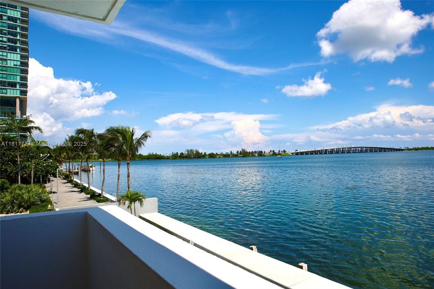 Spectacular 2/2 Condo overlooking Biscayne Bay with a large balcony to enjoy unforgettable sunsets. Bright and spacious floor plan. Wood and marble floors that bring elegance to the unit. Recently renovated kitchen. New air conditioning system. Big walk-in closet, ideal for style and organization lovers. Private parking space + extra parking for guests. Swimming pool overlooking the sea. Enjoy a walk on the waterfront boardwalk, just an elevator ride away. Minutes from South Beach, Brickell, Midtown, and many other attractions.