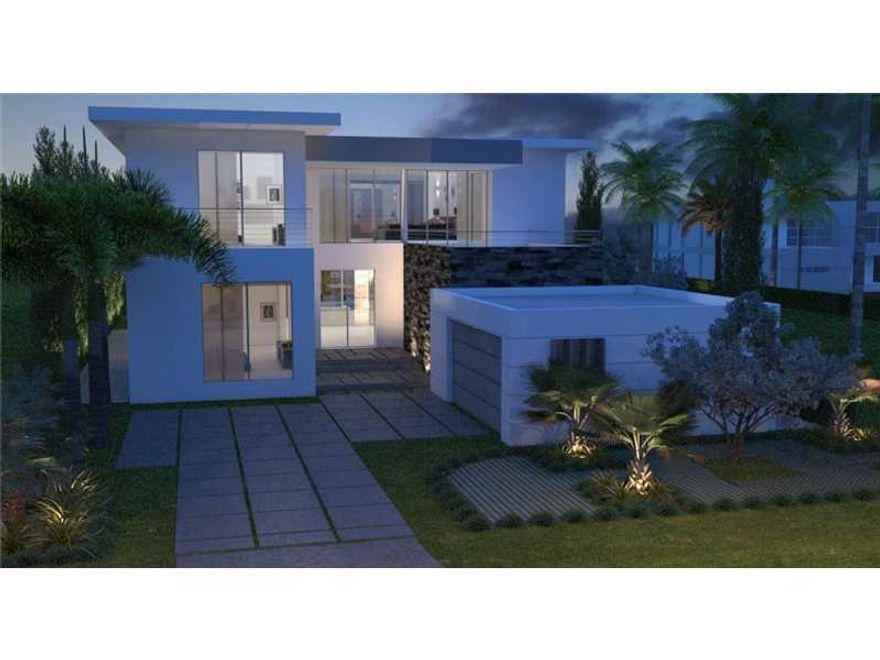 Pre construction sale under contract. This amazing modern sleek home will offer 5 bed / 5.5 Bath, 2 car garage with approximately 4800 SF of interior space on a 10,400 SF lot. All glass through doors & high ceiling allow natural light to flow through the entire home. Master bed offers 2 large terraces with golf/sunset view & pool. Walk to Lincoln Road from your home.