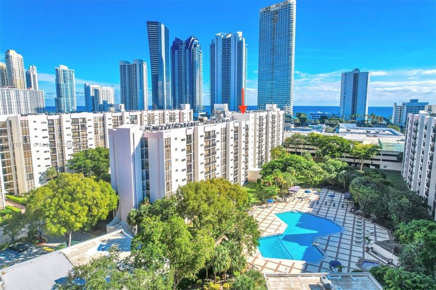 Charming CONDO in the Heart of Sunny Isles Beach, Just a Short Stroll to the Ocean! This Adorable Unit Boasts Cool Natural Light, High Ceilings, and a Spacious, Flowing Floorplan. The Primary Suite Features a Spacious Walk-In Closet + Generous Bath. COUNTLESS UPGRADES: New Water Heater (Jan '25), New Central AC ('22), New Electrical Panel ('22), Porcelain Flooring, Popcorn Ceilings Removed! SUPERB COMMUNITY that is on Top of Building Maintenance: 40 YEAR RECERTIFICATION PASSED (Very Important). RESORT STYLE AMENITIES: HUGE Heated Pool, Fitness Center, Tennis, Basketball Courts & 24-Hour Security. Super Walkable, A+ Location—Shops, Cafés, Parks, Beach & More! 10 Mins to Aventura Mall, 12 to Bal Harbour Shops & 22 to FLL Airport. CALL TODAY!