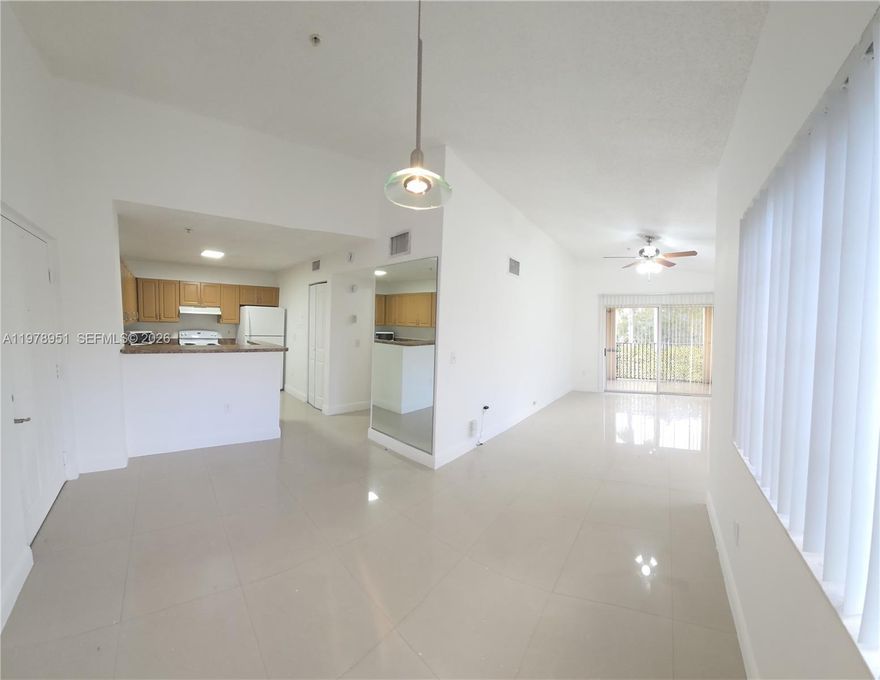 Enclave at Miramar - Spacious 3rd floor 1 Bed /1 Bath condo. Great location close to shoppes, recreation, natural park, hospital, schools. Easy access to i75. All amenities. offering business center, clubhouse, fitness center, hot tub, playground, pool, tennis courts. Water, sewer, garbage Included. Gated community. No Carpets! freshly painted. Well maintained. Shutters. Instructions at brokers remarks.