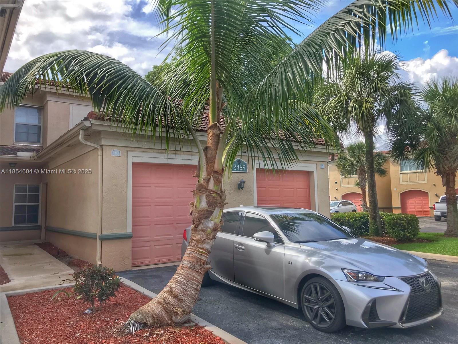 This spacious 2 bedroom, 2 bathroom condo feels like a townhouse! Lots of natural light, Stainless Steel appliances, granite countertops, walk-in closet, laundry room in unit with W/D and a 1 car garage with room for another outside. Water and trash included in rent, pets welcomed! Very close to major shops, Publix, ALDI, Pembroke Lakes Mall and directly in between both major Highways, I-75 and Turnpike. Available 08/03. This condo is in the highly sought after Aventine community with top security, great spots to walk around, relax by the lake and enjoy the pool. No association approval necessary