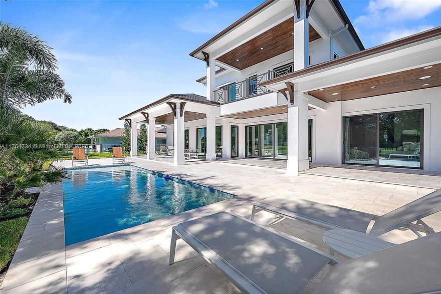 Welcome to your dream home in the heart of Tequesta! This brand new CBS construction home offers 4 spacious bedrooms and is situated on the prestigious Tequesta Country Club Golf Course. Designed with a transitional style, this home features clean lines and modern finishes that exude elegance and sophistication. The first-floor primary bedroom provides convenience and privacy, while the open-concept living spaces are perfect for entertaining. Step outside to your private oasis, complete with a sparkling pool and lush landscaping. Located in a prime location, you're just minutes away from the beach, shopping, and dining. Experience the best of Tequesta living in this stunning home!