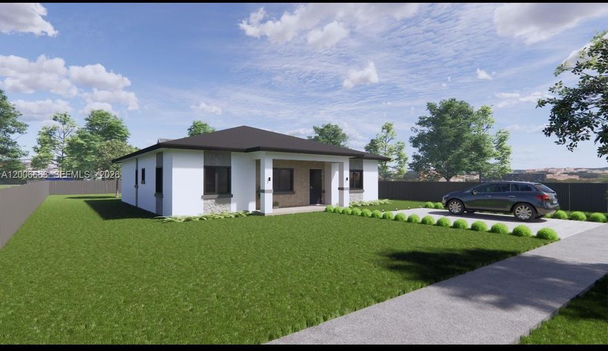 NEW CONSTRUCTION 4 BED 3 BATH OPEN FLOOR PLAN HOME IN NORTH MIAMI BEACH. GREAT LOCATION. GREAT STREET CUB APPEAL WITH LOTS OF MATURE TREES MAKES YOU FEEL LIKE YOU ARE IN PARADISE. PERFECT STARTER HOME. NO HOA. ALL TILED. TOP OF THE LINE KITCHEN CABINETS AND APPLIANCES. SEPARATE LAUNDRY ROOM. 2 MASTERS WITH INDIVIDUAL ENTRANCE FOR PRIVACY OR IN LAW QUARTERS OR EXTRA INCOME. HUGE BACKYARDWILL NOT LAST. CALL LA