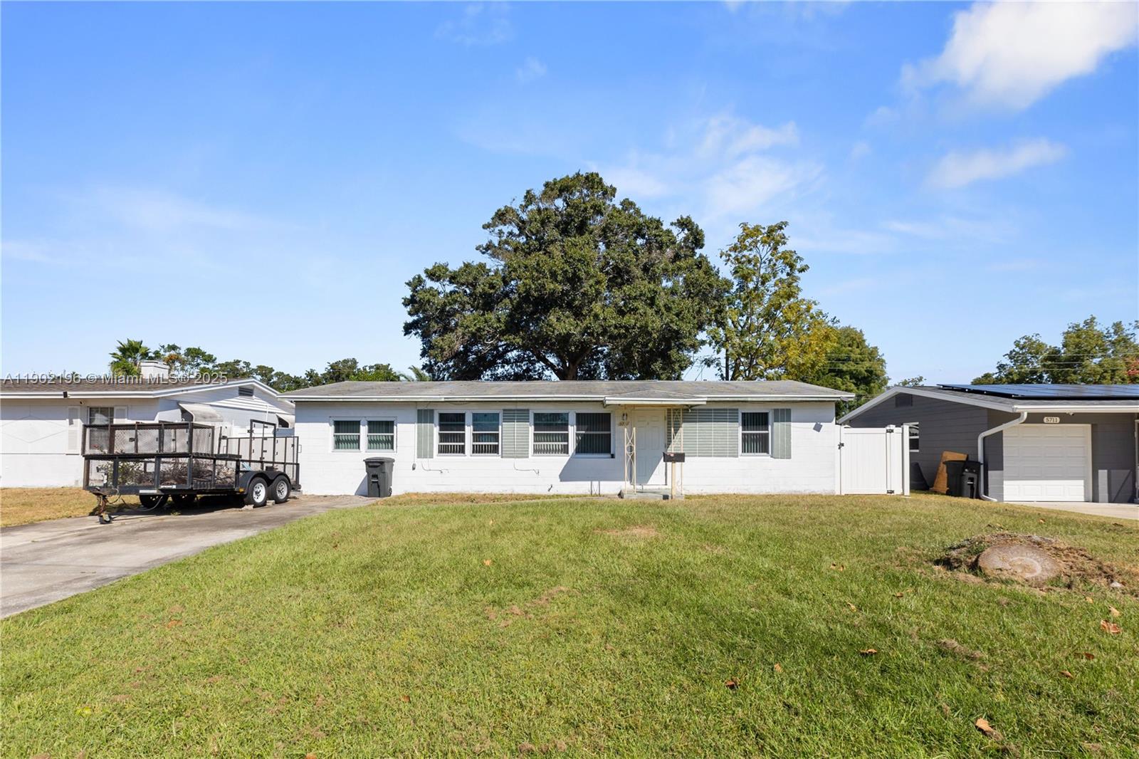 Great opportunity in Pinellas Park! This 3-bedroom, 1-bathroom single-family home offers 1,272 sq. ft. of living space and no HOA. The home features a solid structure and plenty of potential for updates. Perfect for buyers looking to add their personal touch. Conveniently located near shopping, dining, and major roads. Home yours today!