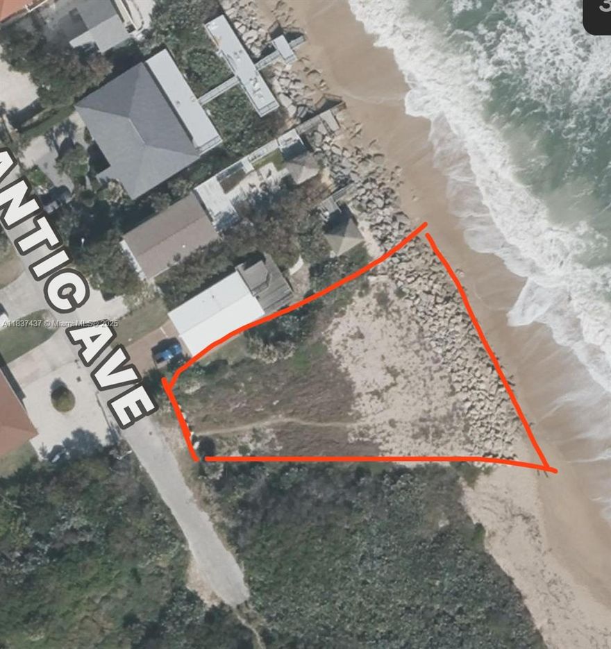 Once-in-a-Lifetime Coastal Lot with Oceanfront Views & Direct Access to Nature 
Rare opportunity to own one of the last remaining oceanfront lots in this quiet, secluded enclave near Cape Canaveral National Park.

Set on an expansive 146 feet of direct ocean frontage, this undeveloped jewel offers panoramic, unobstructed views of both the Atlantic Ocean and the untouched beauty of Cape Canaveral National Seashore — a natural sanctuary that will never be built on, ensuring your view remains timeless.

This one-of-a-kind property is nestled in an exclusive, serene neighborhood 

With no existing structure, the lot is a blank canvas, ready for your architectural vision , Zoned and ready to build, this is a rare find and one unmatched location.