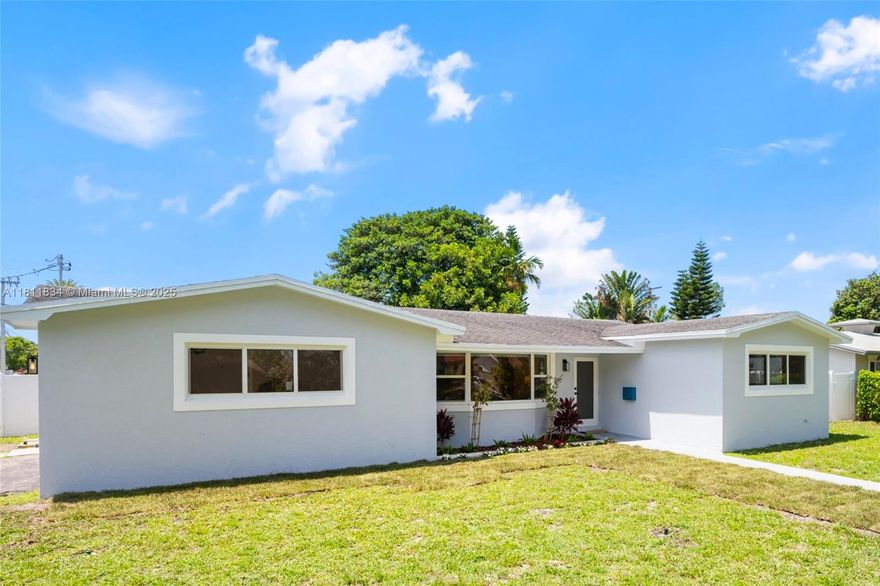 Renovated 4BR/2BA home with 2,341 sf, including a two-car garage. Highlights include:
• Fully Permitted Renovation
• New plumbing and electrical systems, high-efficiency air conditioning, and a smart home setup including intelligent lighting and appliances.
• Kitchen features a large island, premium finishes, a large pantry
• The primary bedroom overlooks the pool & includes a walk-in closet, high end finishes, and a spacious, spa-inspired en-suite bathroom.
• All-new impact-rated doors, windows, and garage door 
• Resurfaced pool and pool deck with all new pool equipment
• New, high-quality PVC fencing designed to withstand harsh weather conditions, offering both durability and long-lasting curb appeal.
Located near top-rated public and private schools an houses of worship.
