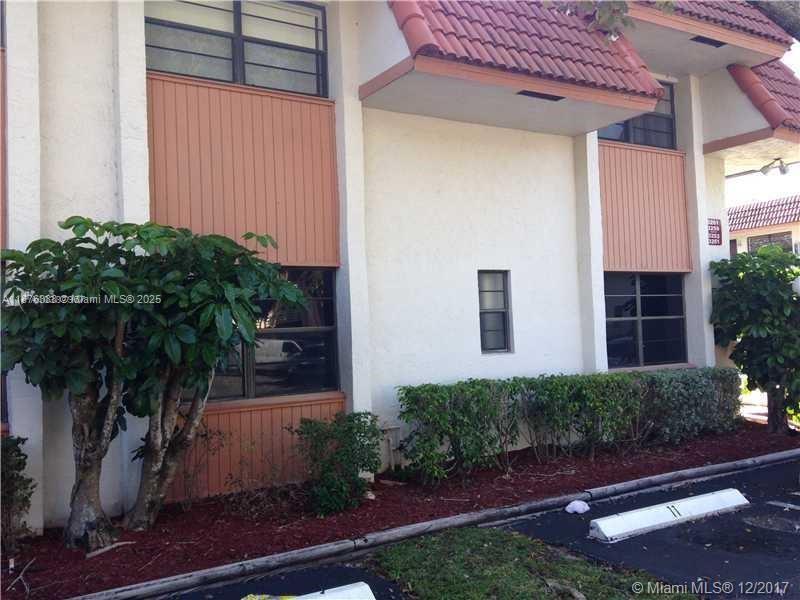 Located in a quiet and green area in the beautiful city of Coral Springs, move into this clean and updated 1st floor 2 bedroom 2 bath condo completely tiled throughout with washer & dryer in unit. Nice closet space, newer appliances, Freshly painted and small pets OK! Families welcome excellent schools! New windows storm protection