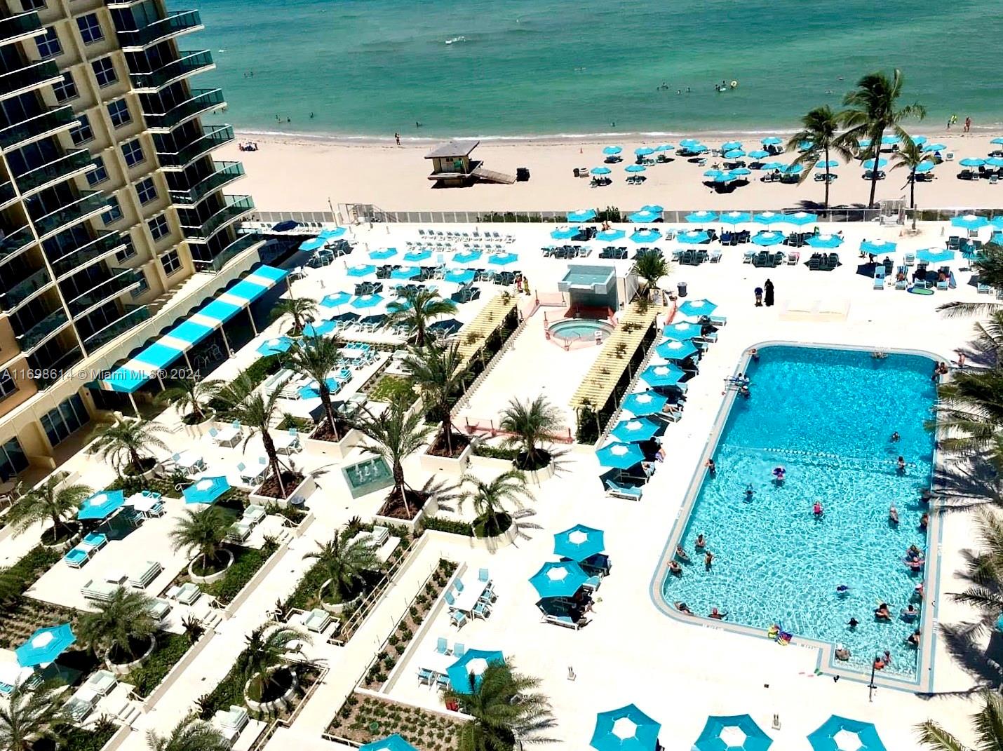 Beautiful 1 bedroom 1 bath with stunning Intercostal Views. The AC has been changed in October 2022. The Building Allows Rentals 4 times/a year for a minimum of 90 days. Perfect for Investors or as a Vacation Home. Â Enjoy resort-style living with access to a newly remodeled pool deck, Pool, Jacuzzi, Club Room, Large Gym Overlooking the Ocean, Complimentary Beach Services, a Lovely Cafe by the Pool, and a Concierge.