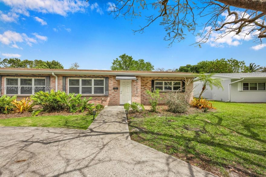 Looking for a 3-bedroom rental home in Pinecrest? Your search ends here! This recently updated home features beautiful wood-like flooring throughout, adding warmth and a modern touch. Flooded with natural light, the interior feels bright, open, and inviting from the moment you walk in. Spacious and functional layout with flexibility of design. Living and dining areas provide plenty of room for entertaining, along with additional counter seating for casual meals. Charming screened-in patio overlooking a large, fully fenced backyard—perfect for relaxing, entertaining, or even storing a boat or RV. Additional features include a dedicated laundry room with ample storage, some impact windows, and accordion shutters for peace of mind. Ideally located near top-rated schools, shopping, and dining, this home offers the perfect combination of comfort, convenience, and lifestyle.