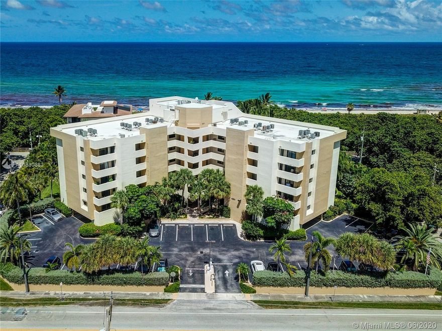 Make the beach your backyard!!  Motivated seller in this well sought after boutique low-rise condo nestled in natural park preserve, SPECTACULAR DIRECT ocean views with northeast exposure to Ft Lauderdale; nestled between the Intracoastal waterway and the sea in beautiful barrier island community of North Beach; large balcony access from living room and Master bedroom; updated impact windows and sliding doors; blank canvas for total modern renovation, 1 covered garage parking space, heated pool/spa, BBQ & Tiki area; fitness room, private storage unit, minutes to the world famous Broadwalk, adventure lovers can paddleboard, kayak, and fish; minutes to airport; interstates; dining, shopping and entertainment. Pet friendly.