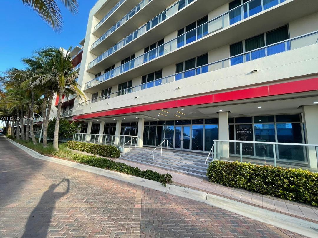 FOR LEASE: THE BRAND NEW COMMERCIAL SPACE #107 WITH OCEAN SIDE VIEW, SHELL CONDITION. BUILD
YOUR DREAM OFFICE, SHOP, ETC. JUST STEPS FROM THE BEACH AND HOLLYWOOD BROADWALK. SPACE IS
READY FOR YOUR BUILD OUT. IT IS A MULTI BLOCK DISTRICT OF HOTELS, SHOPS, OFFICES, REASTAURANTS
WITHIN STEPS TO THE BEACH AND THE CENTER OF THE HOLLYWOOD BROADWALK. BRAND NEW BUILDING
HOTEL MELIA HOLLYWOOD AT THE VERY BUSY TOURIST AREA. FOR LEASE $60.00 P/SQF PER YEAR+TRIPLE
NET. SECOND COMMERCIAL SPACE UNIT - N106 IS FOR RENT AS WELL, 106 AND 107 CAN BE RENTED TOGETHER.