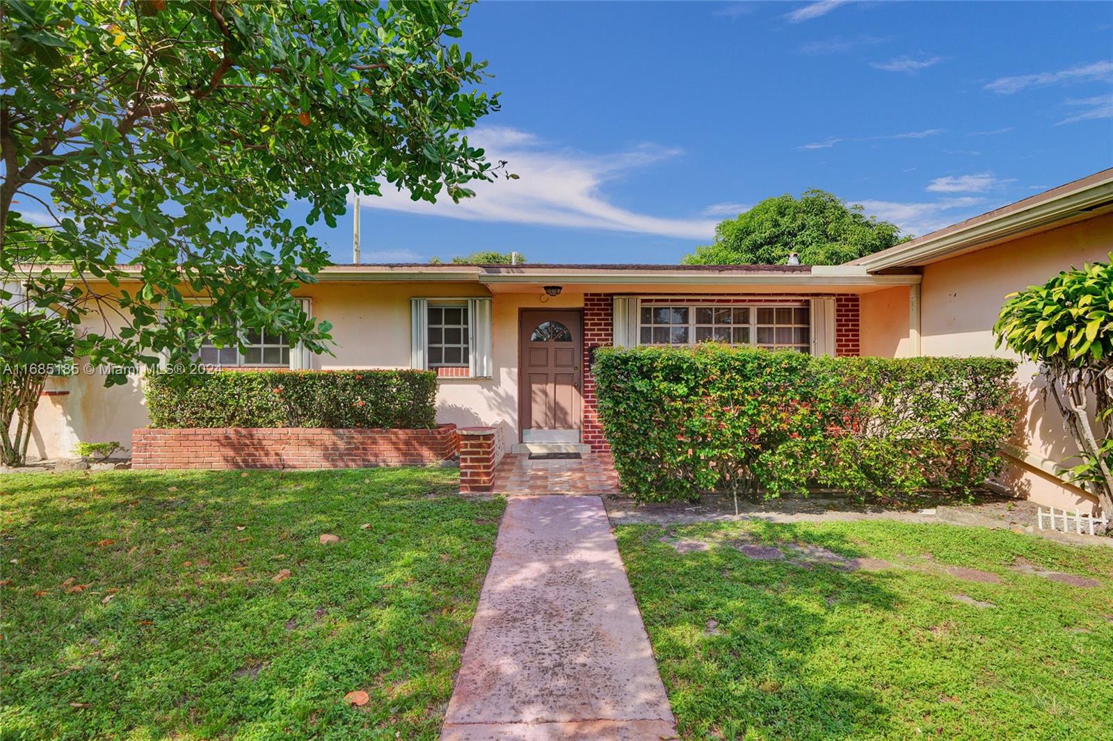 As Is. Fantastic opportunity to make this large 3 bedroom/2 Bathroom Pembroke Pine home with in-ground pool yours! Great location, close to all! Freshly painted interior, with open floor plan. Come create your perfect backyard highlighted by the in-ground pool!