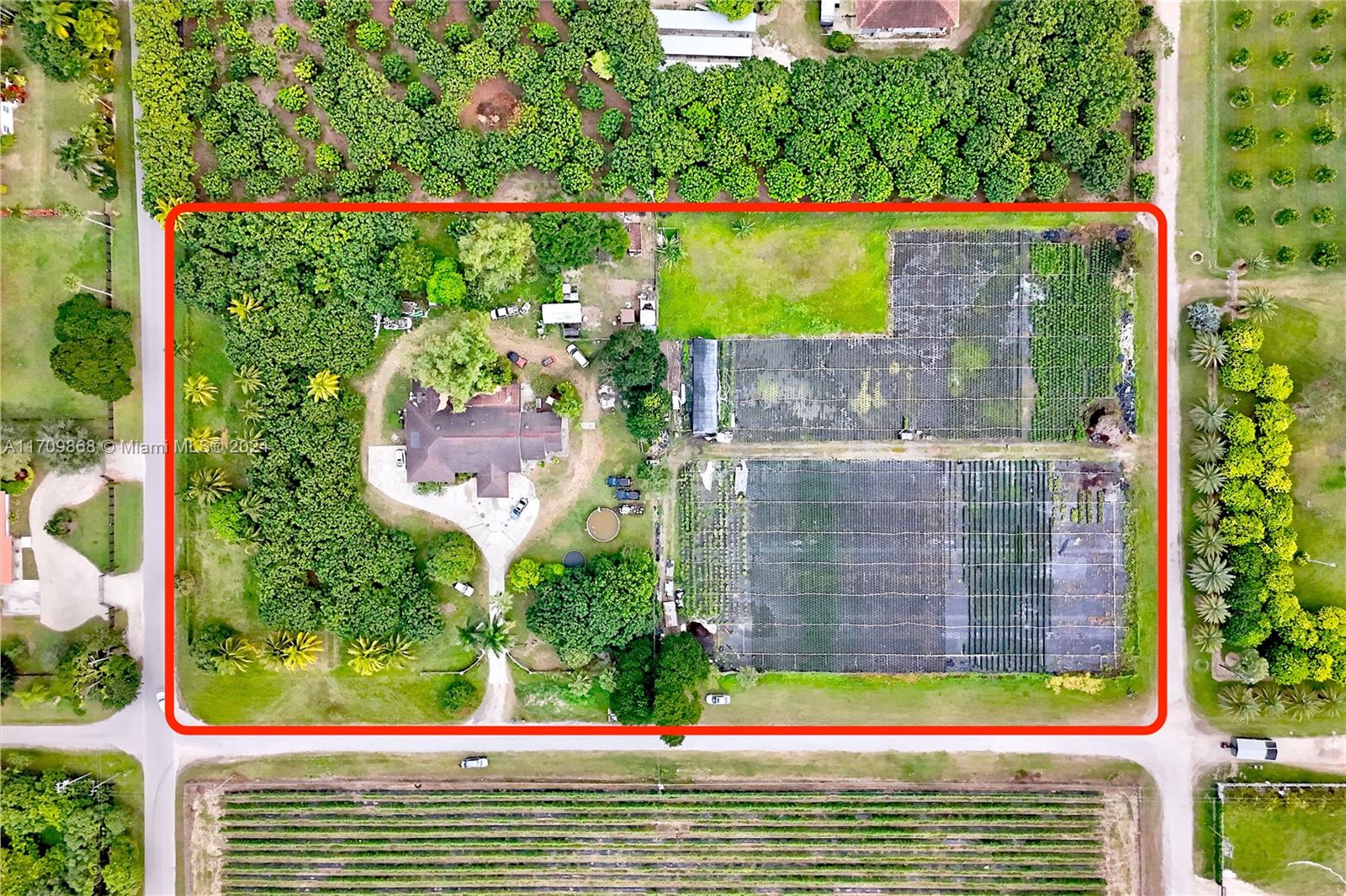 Property for Sale at 25205 Sw 222nd Ave, Homestead, Miami-Dade County, Florida - Bedrooms: 4 
Bathrooms: 3  - $1,300,000