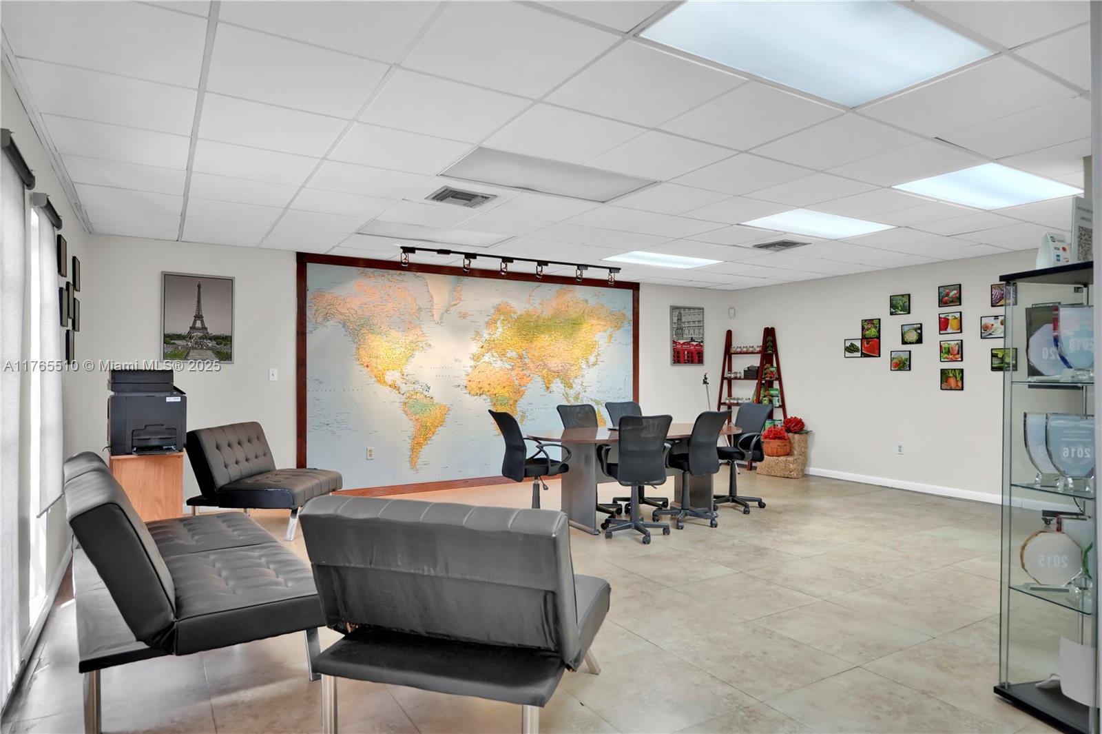 This 2-story industrial property is located in the heart of Doral’s industrial hub, offering exceptional connectivity for businesses. It features office space, a warehouse area, and a cooler space, along with 9 assigned parking spaces, 1 dock-height roll-up bay door (10'W x 14'H), 16' clear ceiling height, and a twin-T concrete roof. ?? Location Highlights: ?? Minutes from SR-826, SR-836, I-75 & FL Turnpike for efficient transport. ?? 6 miles to Miami Int’l Airport, ideal for cargo operations. ? 15 miles to PortMiami, a major trade hub. ?? Situated in CENTRAL COMMERCIAL CONDO II, a well-established industrial park. ?? Truck-friendly loading access. Contact for details!