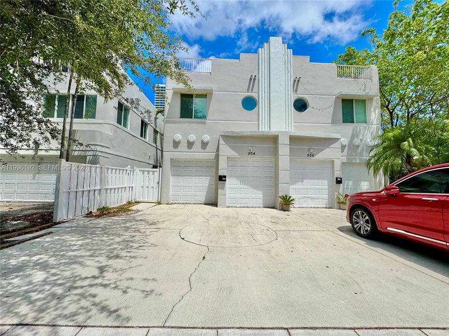 Luxury 3-Bedroom, 3.5-Bath Townhome in the Heart of Fort Lauderdale
This elegant townhome features marble flooring on the first level, a sleek modern kitchen, a full-size laundry room, and a convenient guest bathroom near the entrance. Upstairs, the second level offers added privacy with wood flooring throughout, two master suites, and a generously sized third bedroom. The staircase leads to a private rooftop terrace, perfect for relaxing in the hot tub spa while taking in stunning city views.