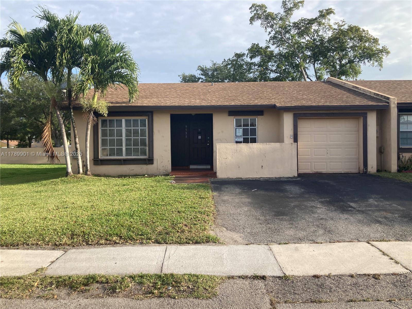 New price. 2/2 attached home in the heart of Miramar. Call this place home or use it as an investment property, either way you won't regret it. Near shopping and other amenities. Community pool. Lake side trail. Community Club House. Great starter home. Submit highest and best offer. Property sold-as is. Buyer will assume any violations.
