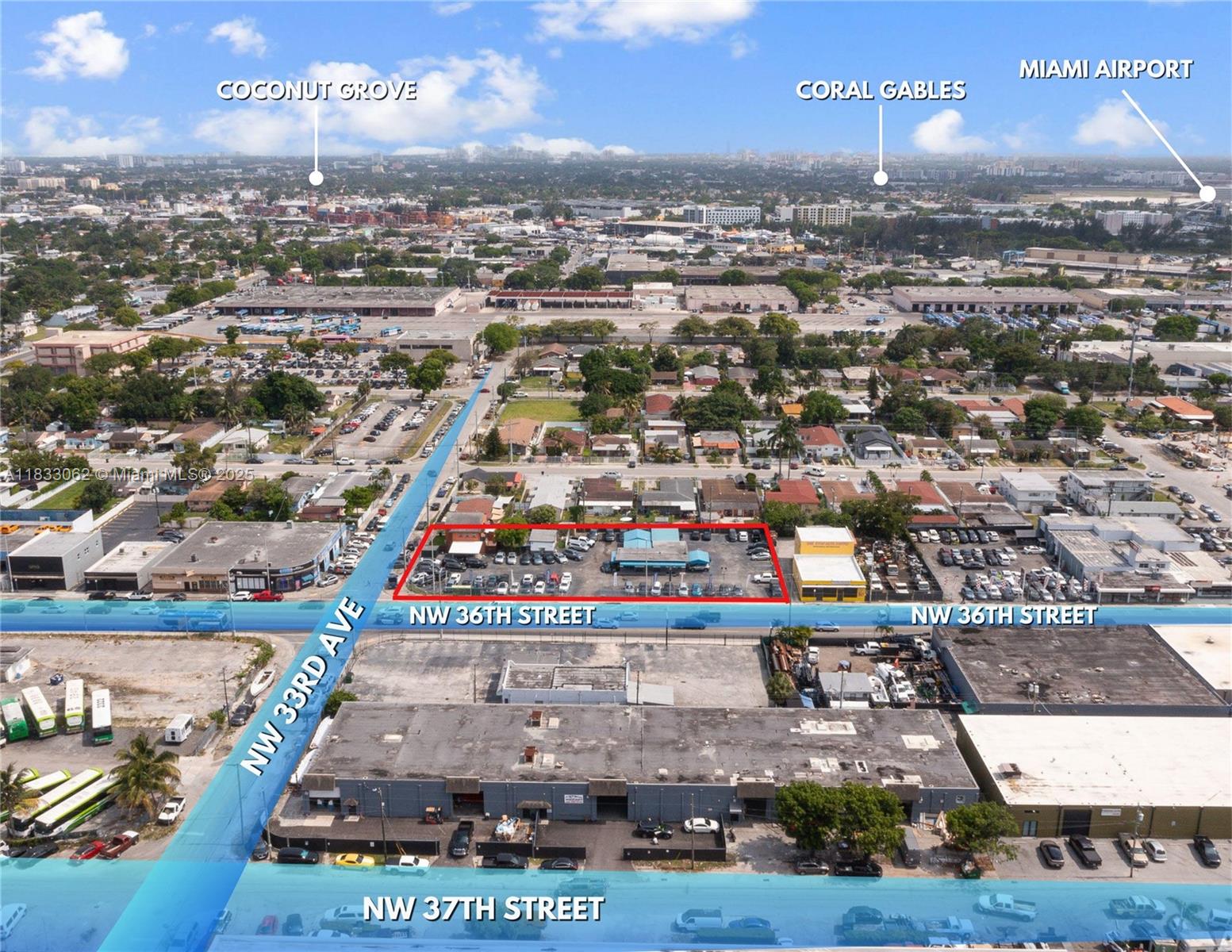 The offering includes two contiguous lots totaling approximately 34,000 SF or 0.77 acres zoned T6-8-O. That means you’re looking at a by-right development potential for up to 116 multifamily units. Here’s the value-add: the site currently generates approx. $250,000.00 in annual rental income from a mix of short-term tenants across residential and commercial structures. That provides a strong carry while pursuing entitlements or finalizing plans. Add to that the Live Local Act incentives — no parking required in TOD zones, increased FAR, density, and height — and this site offers significant development upside. Just 2.5 miles from Miami International Airport and minutes from Wynwood, Downtown, and the Health District, this location combines accessibility with strong long-term potential.