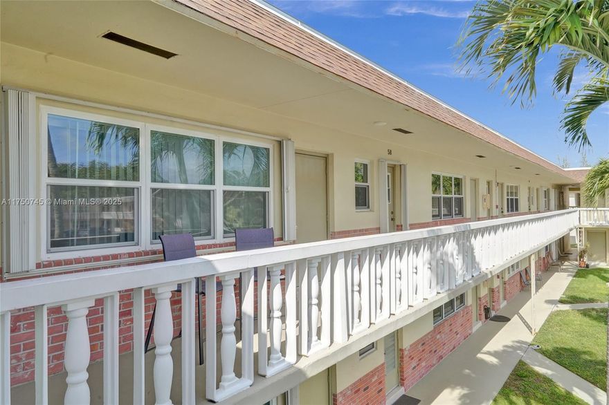 Very clean 2-bed, 2-bath condo in a quiet location across from the golf course, featuring an open kitchen and hurricane impact windows that bring in abundant natural light and a refreshing breeze! Nestled in a vibrant 55+ community where residents stay young at heart—come by any evening and enjoy music, dancing, and delicious food with friendly neighbors. This active community offers top-tier amenities, including a gym, heated pool, billiards, and library. Plus, you're just 1 mile from the famous Hollywood Broadwalk, with endless shopping, fine dining, and ocean views. Comes Fully Furnished.