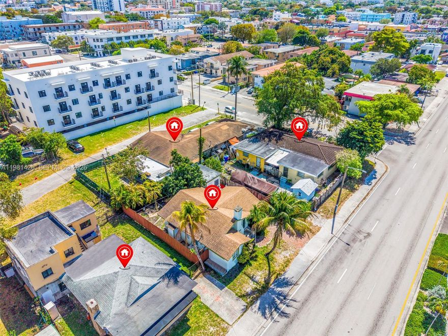 Exceptional 21,439 SF assemblage on NW 17th AV in West Little Havana, adjacent to the iconic Loan Depot Stadium, offering prime T5-L zoning and major development upside under the Live Local Act (SB102/SB136), allowing for over 150 units and up to 24– stories with no FLR cap. The site includes residential income buildings and a vacant building—a Duplex from 1981, a 2-unit 3-bed/2-bath and 2/1, another Duplex with both units 2/1, a single family home and a triplex with plans approved for renovation—all currently rented below market. Located just five minutes from Brickell and Downtown, this high- visibility corridor draws over 3 million tourists annually and is surrounded by top local hotspots like Ball & Chain, Torreros Bonfire, and more. With 17th Avenue frontage, strong transit access, and rising demand for retail and residential, the site sits at the heart of Miami’s most vibrant and rapidly evolving neighborhood.

Property Addresses: 1651 & 1675 NW 2 St, 221 & 227 NW 17 Ave, Miami, FL
Total Land Area: ±21,439 SF (±0.49 acres)
Zoning: T5-L (up to 65 units/acre)
Live Local Eligibility: Yes – Florida SB 102 incentives
Combined Asking Price: $3,850,000
Developer Advantages
1. Accelerated Entitlement – SB 102 overrides local zoning and reduces approval time.
2. Density & Flexibility – Build up to 1000 units/acre, including workforce housing.
3. Immediate Income + Upside – Current rentals provide cash flow while preparing for redevelopment.