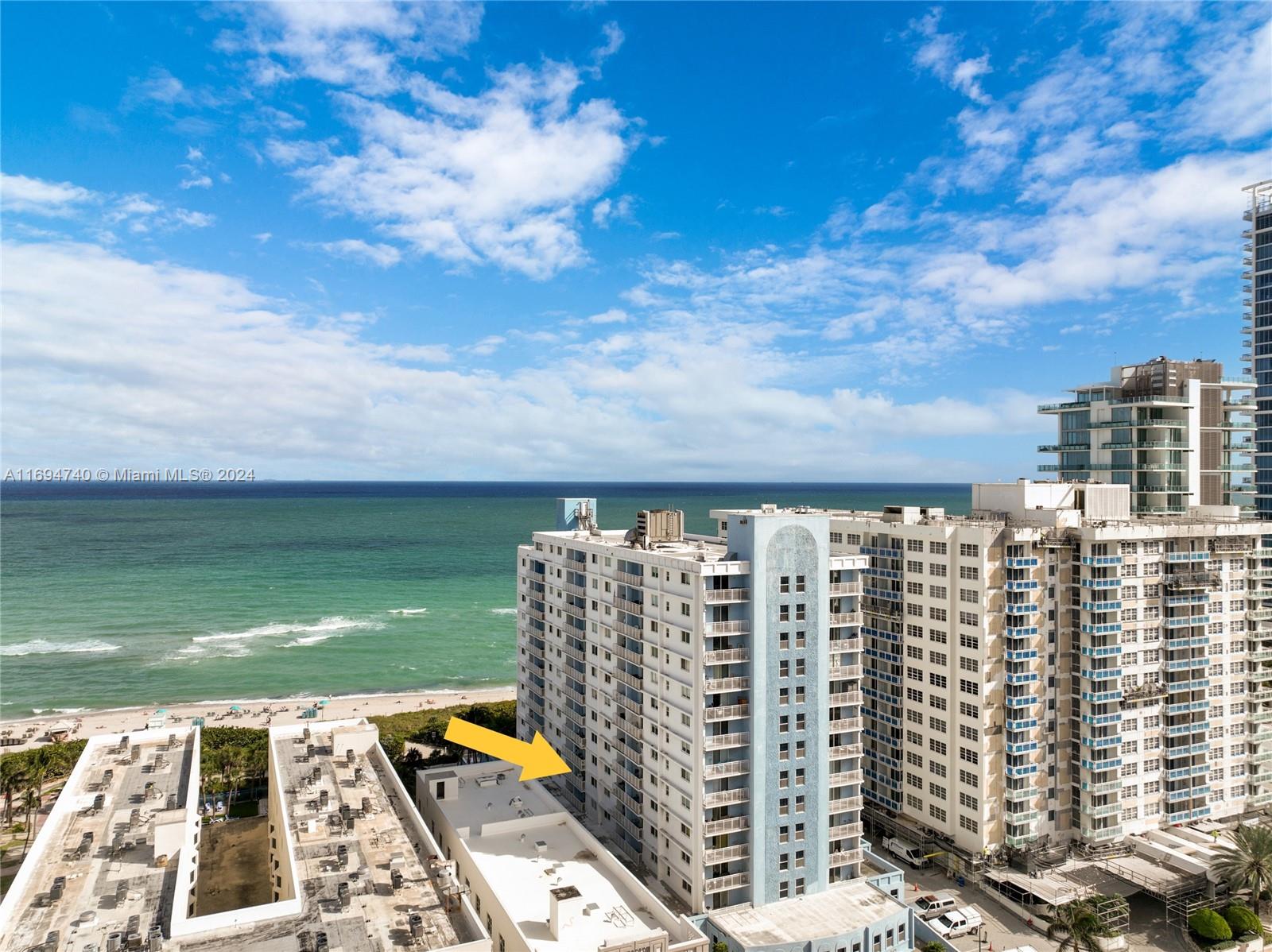 Enjoy the ocean breeze on this beach front condo in Miam Beach! This beautifully maintained property has great welcoming living space, Step out to your balcony and take in the ocean view, spacious bedroom, ample storage space, and more! Port Royale condo offers common laundry, fitness room, private pool, direct beach access, and 24/7 security. Located in the North Beach area of Miami Beach where you have everything close by including Publix Super market, many local restaurants, Golden Mile Shoppes and plenty to do! Don't let this grand opportunity pass you by! Schedule your showing today.