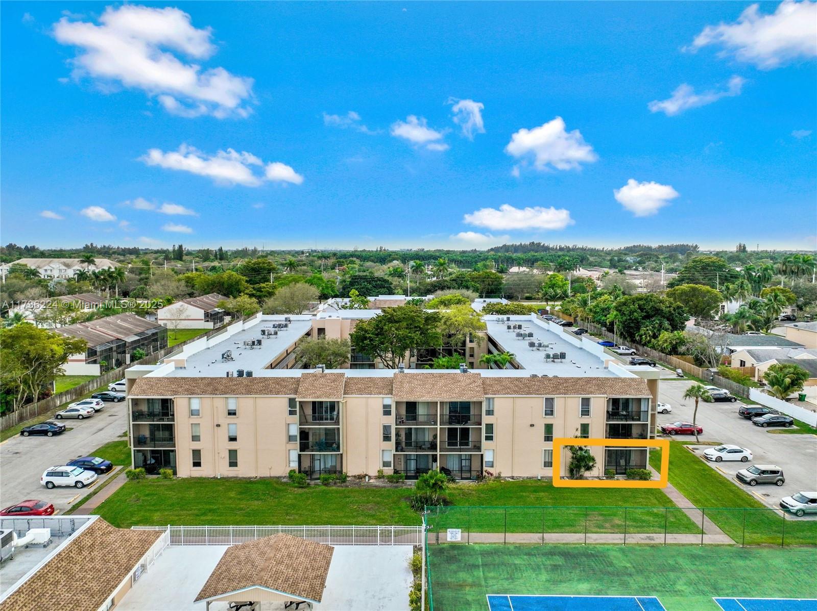 Take a look at this wonderful 3 bedroom, 2 bathroom condo in the maintained community of Country Pines. This property offers wonderful space for you and yours to enjoy! Spacious bedrooms, primary suite with double closets, Bright airy living room, designated dining area, screen balcony and is conveniently located on the first floor so no need to lug groceries up stairs! Washer and Dryer in unit! Community offers tennis, pool and community room. Located off Griffin Rd and University where you have everything you need close by! Davie shopping center where you can find your local Publix, many local restaurants and shops, and plenty to do! Don't let this grand opportunity pass you by!