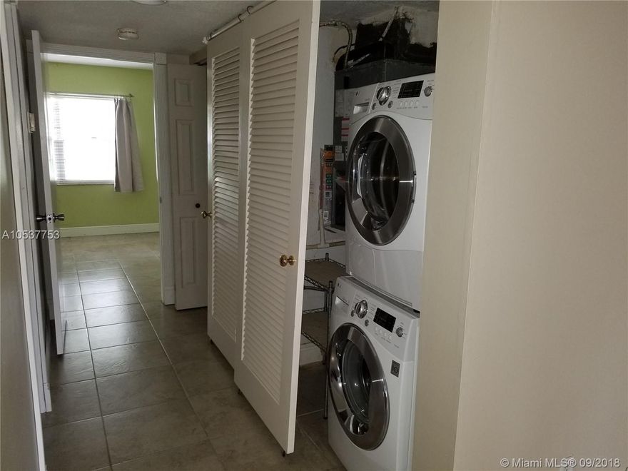 NO TUB, WALK IN SHOWER 1 bed 1 bath unit has the perfect location on the 1st floor for your convenience. Tile throughout, washer & dryer in the unit.This condo is in the most exclusive 55 plus community in Pembroke Pines. Resort style living with a million dollar clubhouse, movies,fitness center,transportation,free golf,pharmacy,cafe,24 hour security patrol and more.